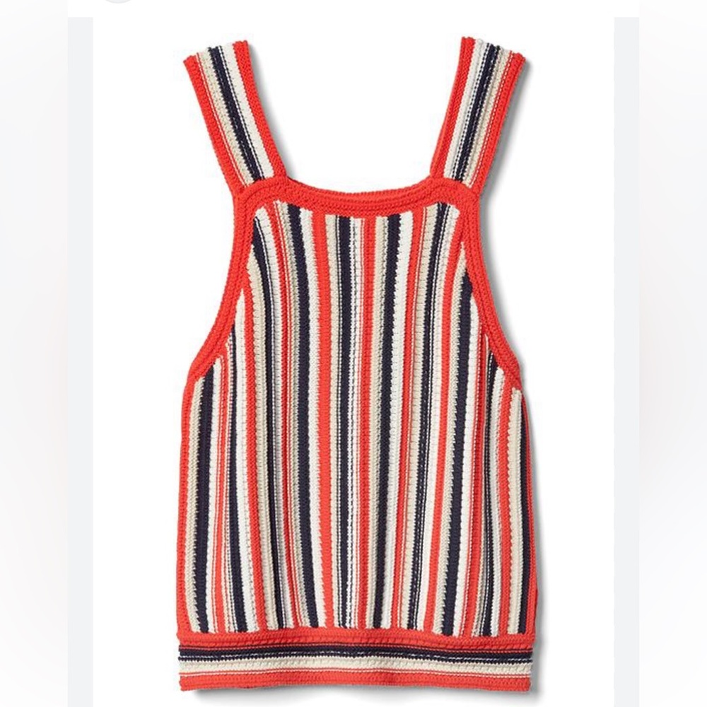GAP Stripe crochet tank